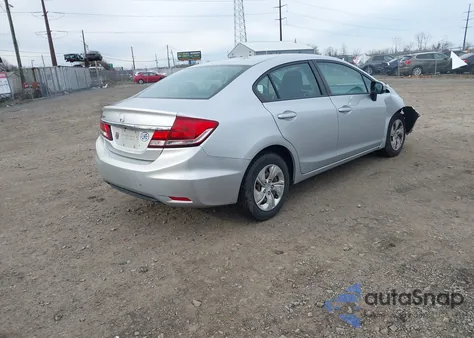 2015 Honda Civic Lx из США, поврежденный, VIN 19XFB2F58FE299224
